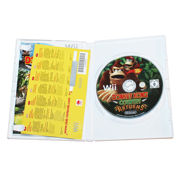 Jeu vidéo Nintendo Wii Donkey Kong Country Returns + carte club non grattée