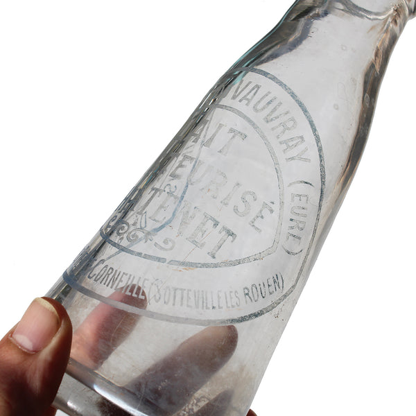 Ancienne bouteille de lait en verre / Laiterie Chatenet à Saint Pierre du Vauvray ( Eure )