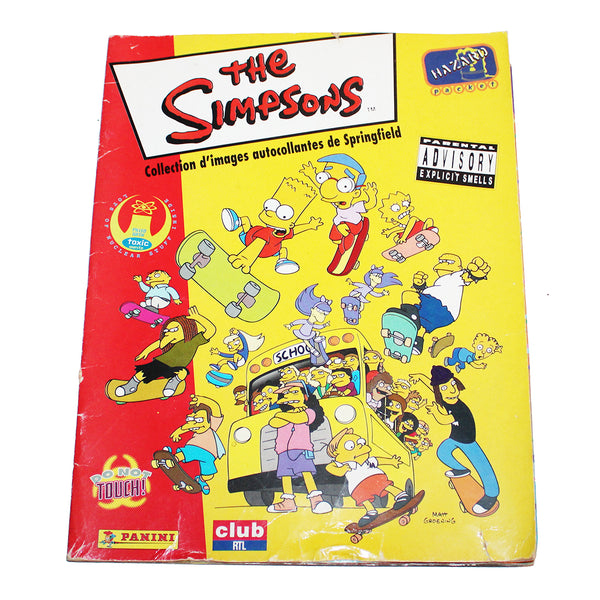 Album Panini The Simpsons incomplet 73/150 ( 1999 )