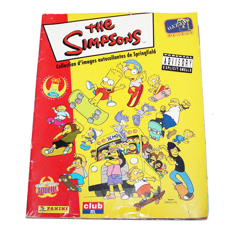 Album Panini The Simpsons incomplet 73/150 ( 1999 )