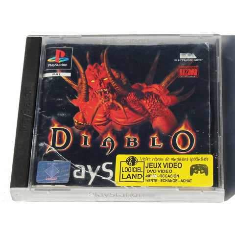 Jeu vidéo Playstation PS1 PAL Diablo ( 1998 ) - jaquette avant manquante