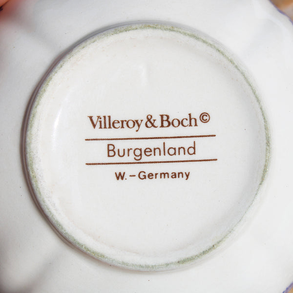 Tasse à déjeuner vintage en faïence de Villeroy & Boch modèle Burgenland