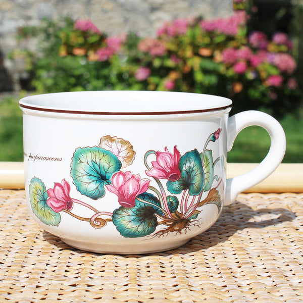 Grosse tasse à chocolat vintage Villeroy & Boch modèle Botanica