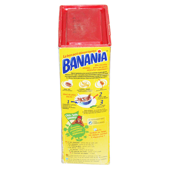 Boîte publicitaire Banania 1 kg vide en carton de 2011