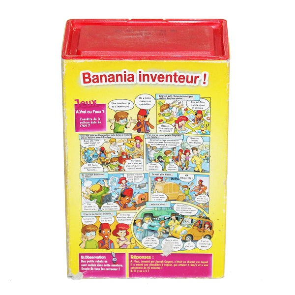 Boîte publicitaire Banania 1 kg vide en carton de 2011