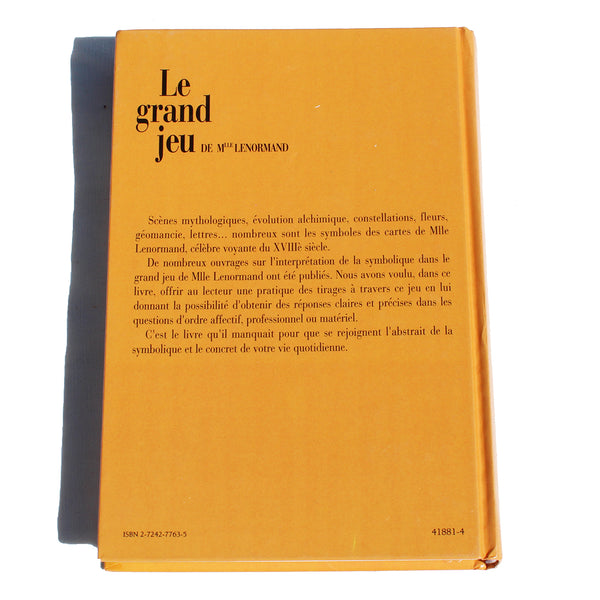 Livre de cartomancie / Le grand jeu de Melle Lenormand / Colette Silvestre-Haéberlé