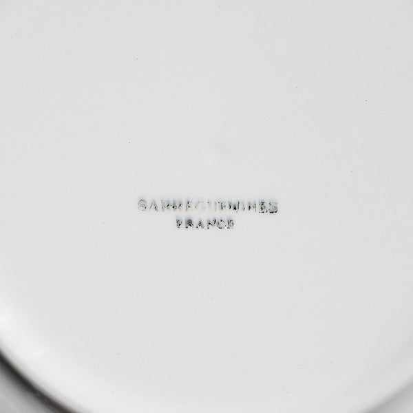 Ensemble de 6 assiettes creuses anciennes Sarreguemines / Digoin modèle Capri