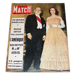 Magazine / revue Paris Match n° 106 du 31/03/1951 M. et Mme Auriol