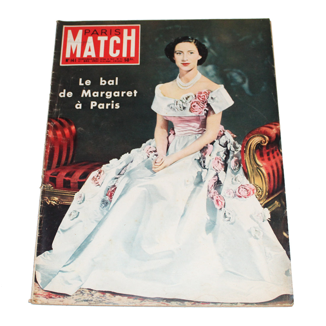 Bal Mag Magazine / revue Paris Match n° 141 du 1/12/1951 le bal de Margaret à ...