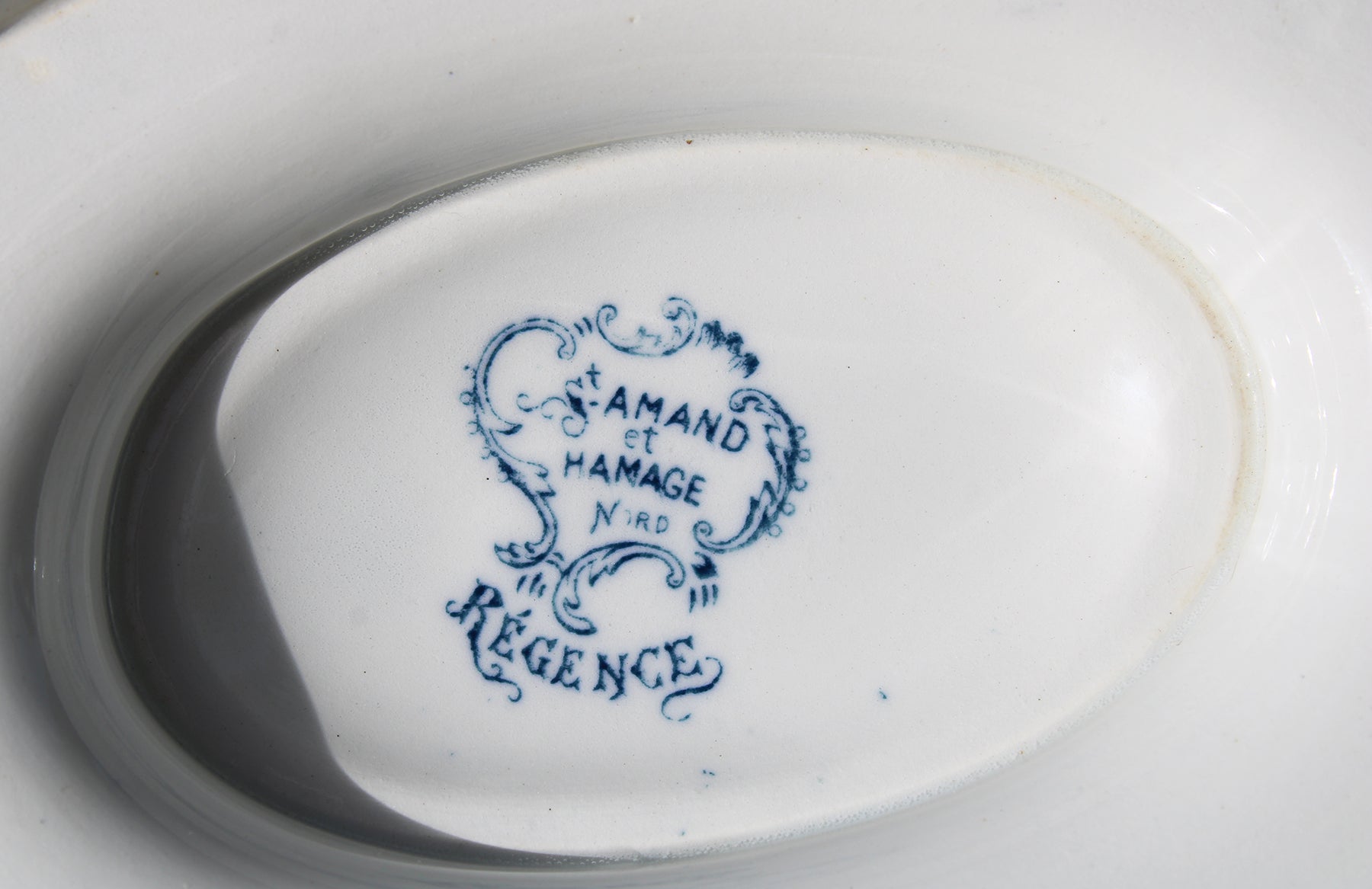 Ancienne sauciere saucier faience Moulin des loups et hamage modele Estival