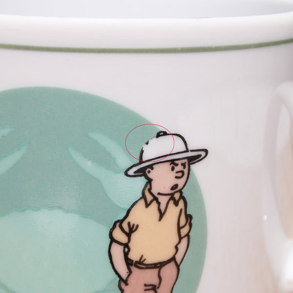 Tasse / mug en porcelaine Tintin Le Crabe aux Pinces d'Or ( Hergé-Tintin Licensing )