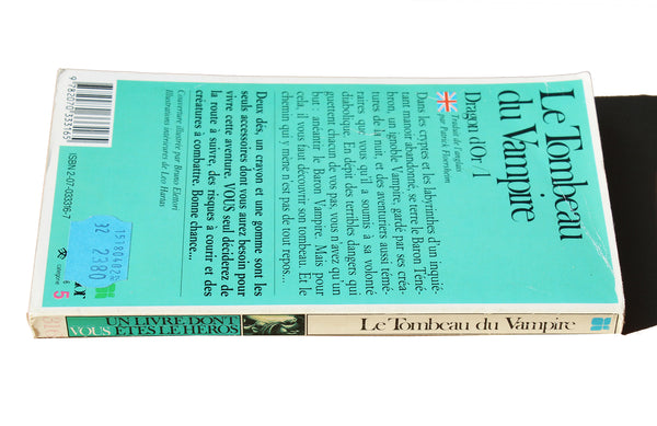 Livre LDVELH - Dragon d'Or - Le Tombeau du Vampire ( 1986 )