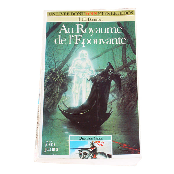 Livre LDVELH - Quête du Graal - Au Royaume de l'épouvante ( 1986 )
