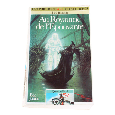 Livre LDVELH - Quête du Graal - Au Royaume de l'épouvante ( 1986 )