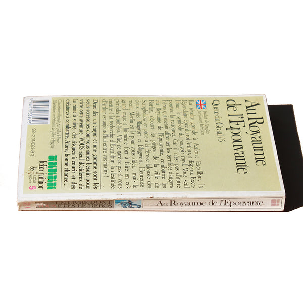 Livre LDVELH - Quête du Graal - Au Royaume de l'épouvante ( 1986 )