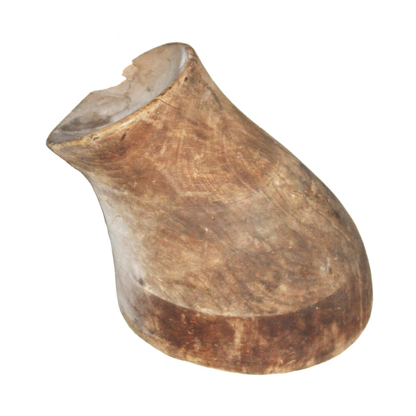 Ancienne forme à chapeau en bois – forme de modiste – outil de chapellerie