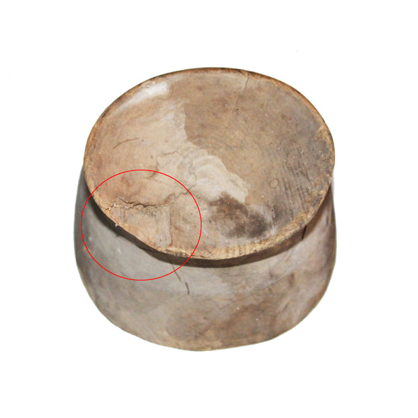 Ancienne forme à chapeau en bois – forme de modiste – outil de chapellerie