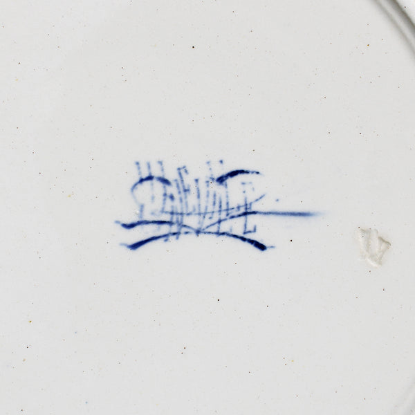 Ensemble de 4 assiettes plates 25.5 cm en faïence de K&G Lunéville