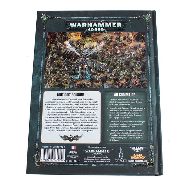 Livre Warhammer 40000 / Codex Heretic Astartes VF Death Guard Games Workshop ( 2017 ) JDR