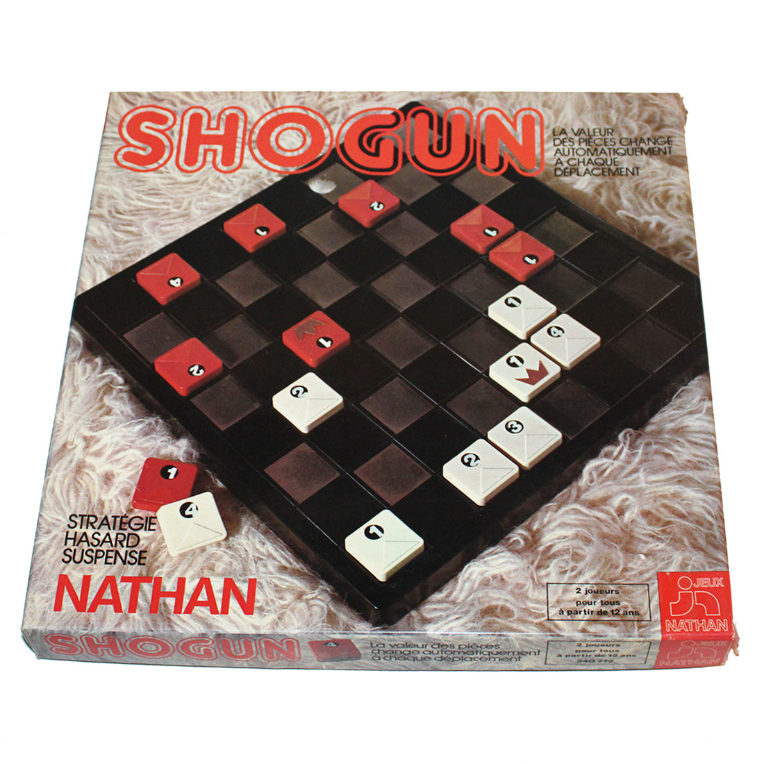 Jeu de société de stratégie vintage Shogun ( Nathan ) édition de 1978