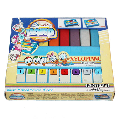 Jouet vintage Bontempi /  Disney Band / Xylopiano en boîte