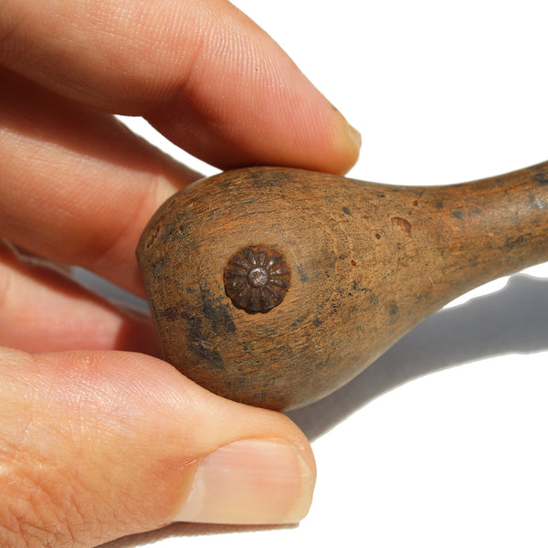 Ancien tampon postal PTT réformé en bronze / Expres