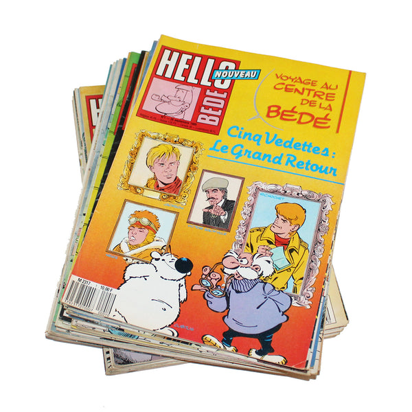 Ensemble de 30 magazines / revues Hello Bédé n°1 à 31 ( manque le n° 25 )