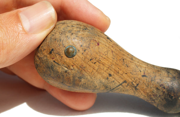 Ancien tampon postal PTT réformé en bronze / Taxe T