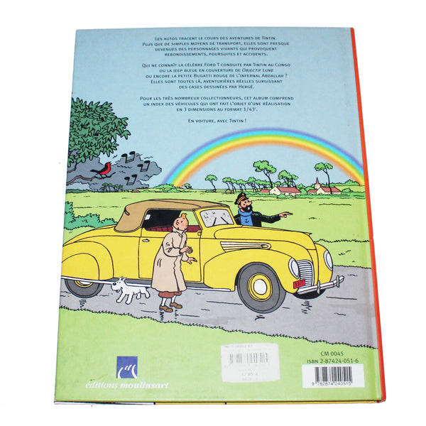 Livre  Tintin – Hergé : Les Autos – Éditions Moulinsart - EO 2004