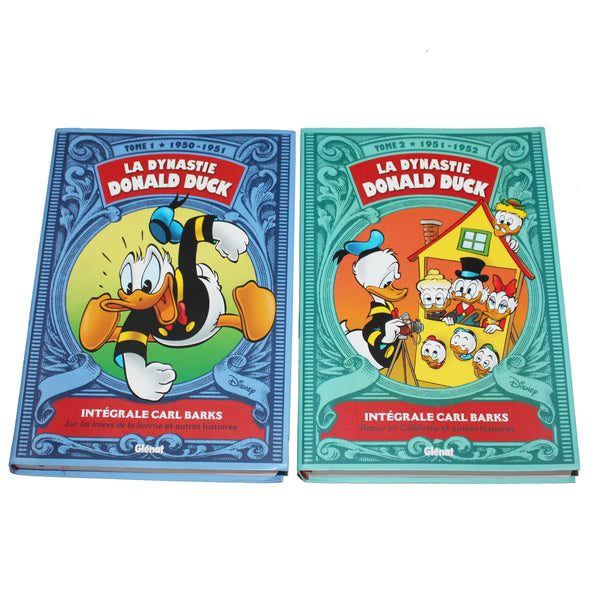 La Dynastie Donald Duck – Intégrale Carl Barks – Tomes 1 & 2 (Éditions Glénat)