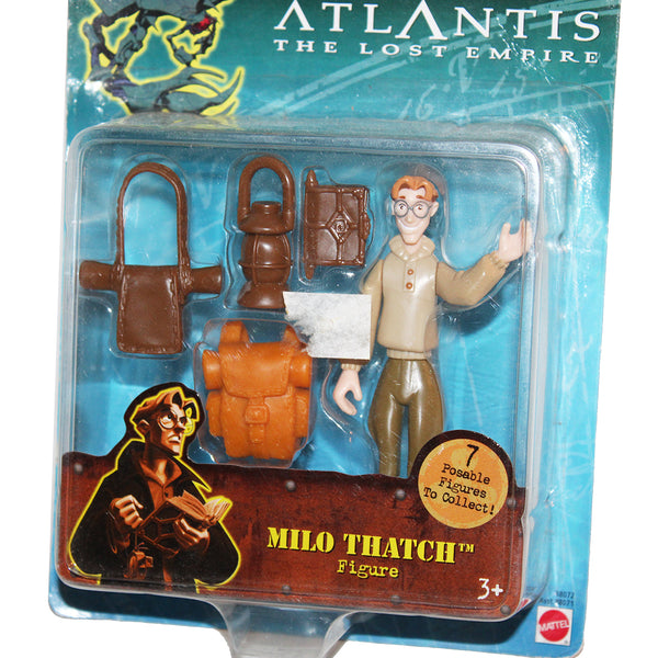 Jouet Mattel figurine Milo Thatch sous blister Atlantis Atlantide / Disney (2000)