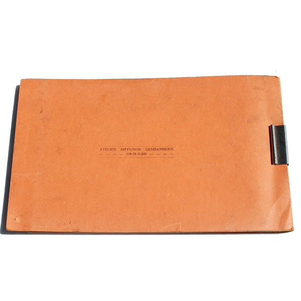 Ancien livret de Gendarmerie / Police de la Route / Mémento des Infractions ( 1959 )