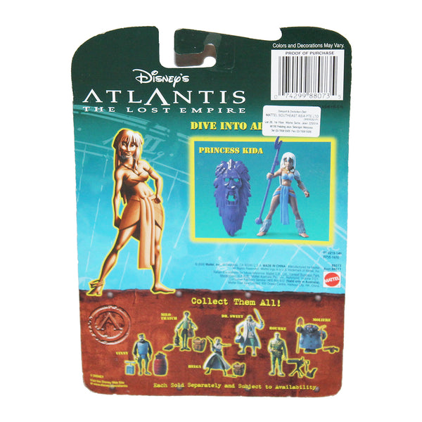 Jouet Mattel figurine Princess Kida sous blister Atlantis Atlantide / Disney (2000)