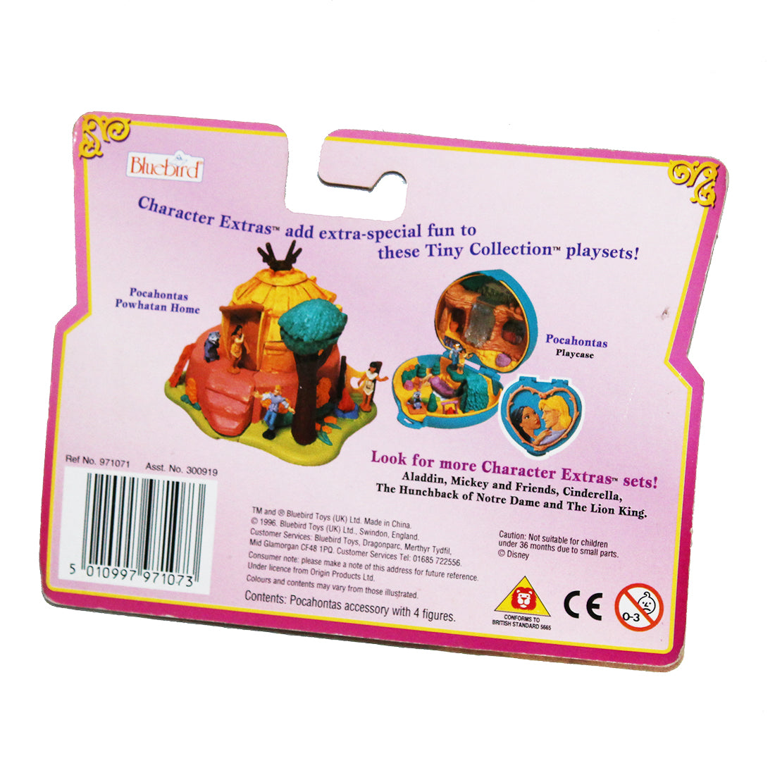 Bluebird Polly Pocket / Pocahontas / Disney Tiny Collection (1996