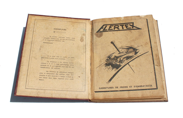 Ancien catalogue d'accessoires pour automobiles / Hardy et Augé 1952