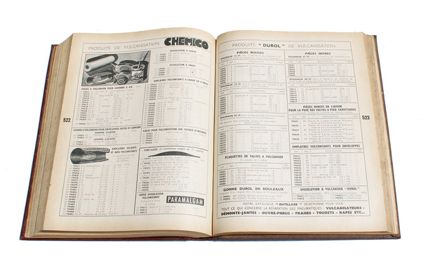 Ancien catalogue d'accessoires pour automobiles / Hardy et Augé 1952