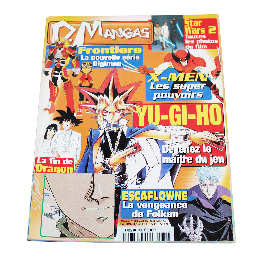 Magazine / revue D. Mangas / Dorothée Magazine / numéro 488 / découpis