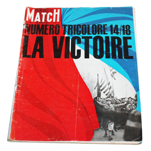 Magazine / revue Paris Match n° 803 du 29/08/1964 La Victoire 14/18