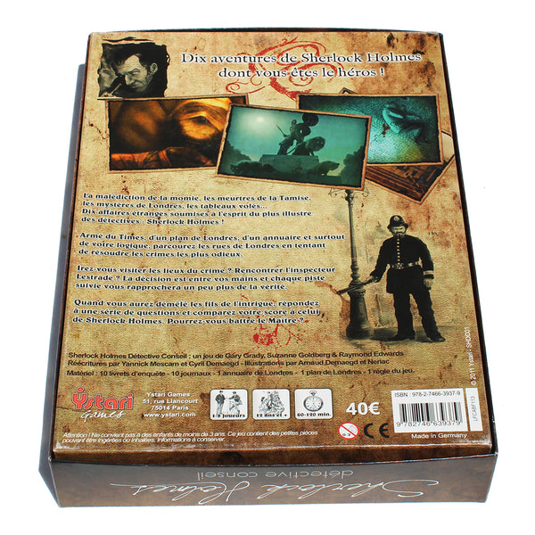 Jeu de société / Sherlock Holmes détective conseil / Ystari Games ( 2011 )