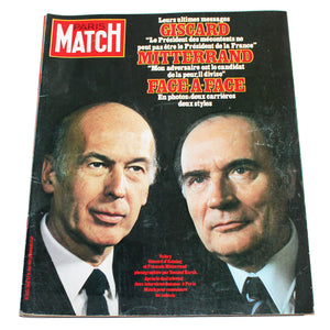 Magazine / revue Paris Match n° 1668 du 15/05/1981 Giscard / Mitterrand