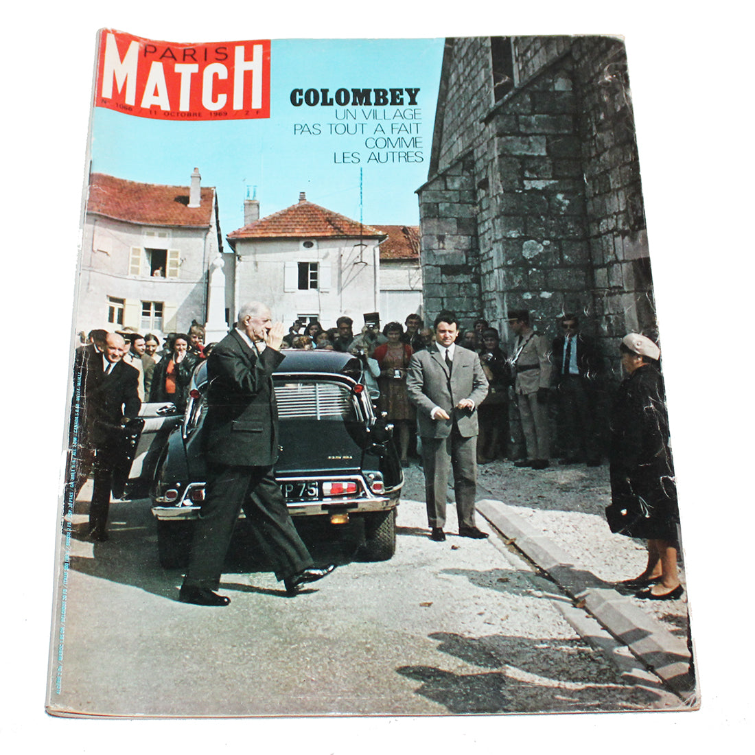 Magazine / revue Paris Match n° 1066 du 11/10/1969 Colombey / De Gaulle