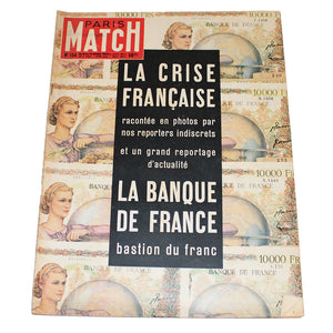 Magazine / revue Paris Match n° 156 du 8/03/1952 la Banque de France