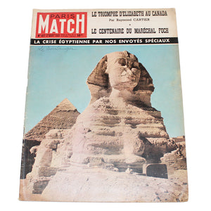 Magazine / revue Paris Match n° 137 du 3/11/1951 la crise égyptienne