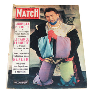 Magazine / revue Paris Match n° 132 du 29/09/1951 Pierre Brasseur Barbe Bleue