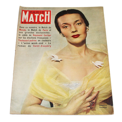 Magazine / revue Paris Match n° 119 du 30/06/1951 Ludmilla Tcherina