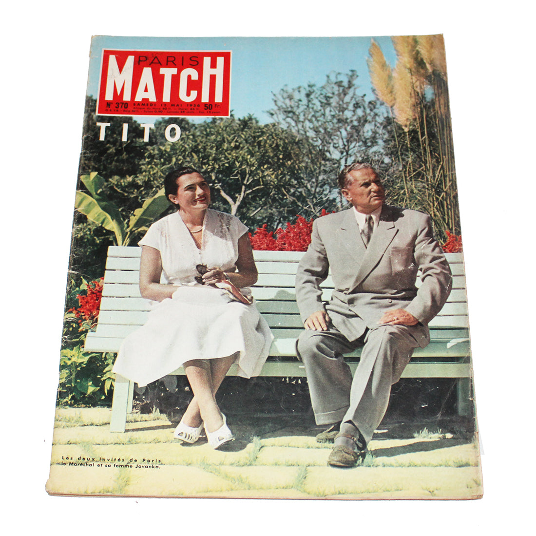 Magazine / revue Paris Match n° 370 du 12/05/1956 Tito