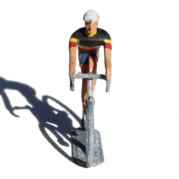Figurine coureur cycliste Salza / Tour de France / maillot Champion de Belgique