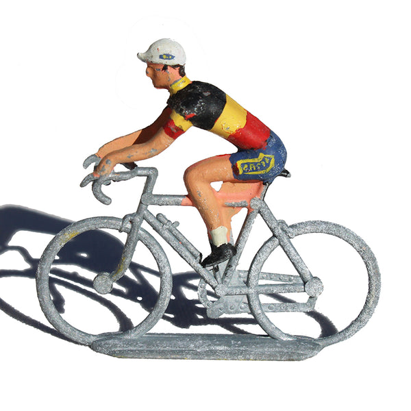 Figurine coureur cycliste Salza / Tour de France / maillot Champion de Belgique