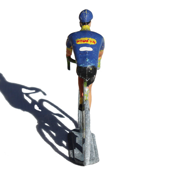 Figurine coureur cycliste Salza / Tour de France / maillot bleu