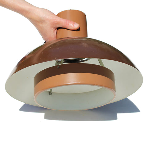 Suspension scandinave vintage / space age modèle Lakaj / Jo Hammerborg / Fog & Morup